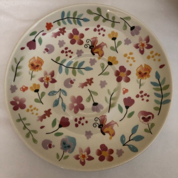 Disney Alice In Wonderland Spring Floral 16oz Teacup with Saucer NWT - Picture 9 of 13